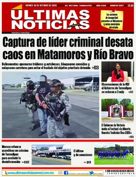 Portada de la edición impresa