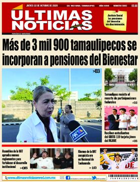 Portada de la edición impresa