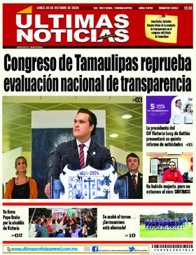 Portada de la edición impresa
